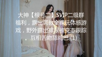 大神【根号二】SVIP二级群福利，露出调教全裸玩体感游戏，野外露出排尿被变态跟踪。互相舌吻舔鸡巴 (1)