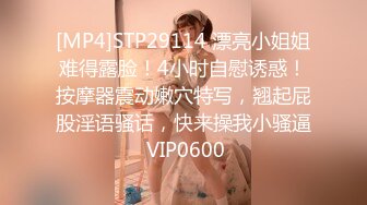 [MP4]STP29114 漂亮小姐姐难得露脸！4小时自慰诱惑！按摩器震动嫩穴特写，翘起屁股淫语骚话，快来操我小骚逼 VIP0600