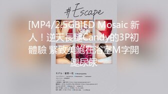 [MP4/2.5GB]ED Mosaic 新人！逆天長腿Candy的3P初體驗 緊致美鮑在浴室M字開腿尿尿