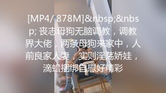 [MP4/ 878M]&nbsp;&nbsp; 丧志母狗无脑调教，调教界大佬，两条母狗来家中，人前良家人妻，实则淫荡娇娃，滴蜡捆绑自慰好精彩