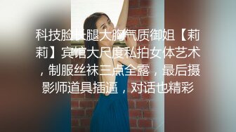 科技脸长腿大胸气质御姐【莉莉】宾馆大尺度私拍女体艺术，制服丝袜三点全露，最后摄影师道具插逼，对话也精彩