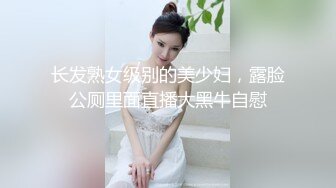 长发熟女级别的美少妇，露脸公厕里面直播大黑牛自慰