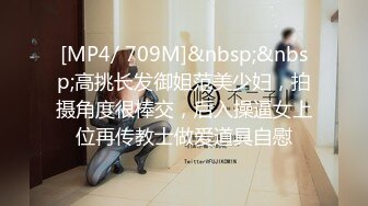 [MP4/ 709M]&nbsp;&nbsp;高挑长发御姐范美少妇，拍摄角度很棒交，后入操逼女上位再传教士做爱道具自慰