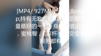 [MP4/ 927M]&nbsp;&nbsp;持有无套内射执照，近期质量最好的一炮，身材颜值出众，蜜桃臀，C罩杯，69交全套服务都有