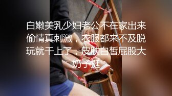 白嫩美乳少妇老公不在家出来偷情真刺激，衣服都来不及脱玩就干上了，皮肤白皙屁股大奶子挺